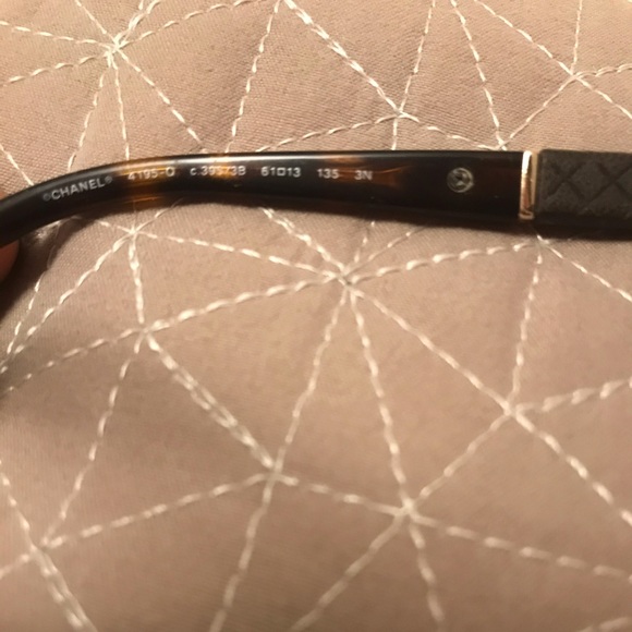Chanel Gold Brown Gradient Pilot Sunglasses - Picture 4 of 4